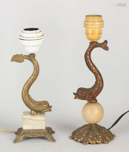 Two Italian table lamps
