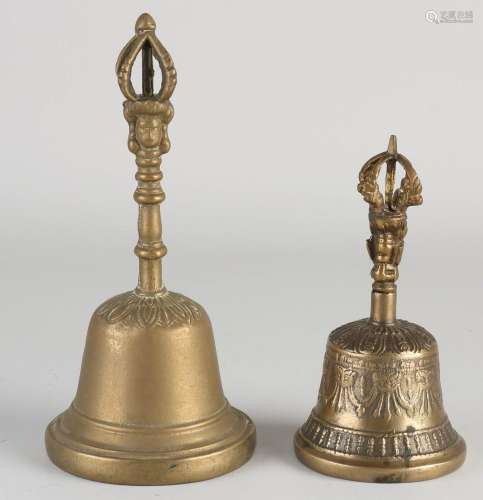 Two Tibetan temple bells