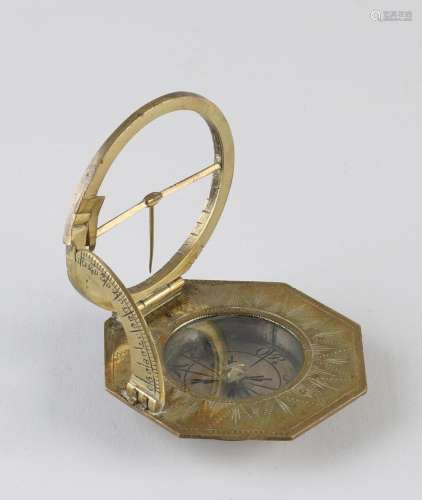 Antique Schrettegger compos/sundial