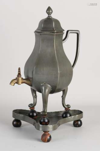 Tin miniature tap jug