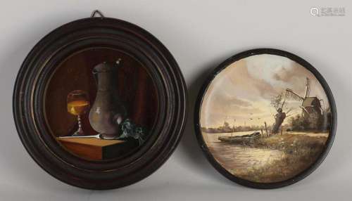 Two miniature paintings