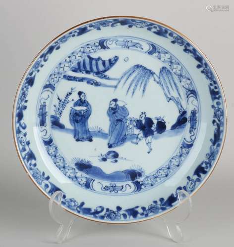 18th century Chinese plate Ø 23 cm.