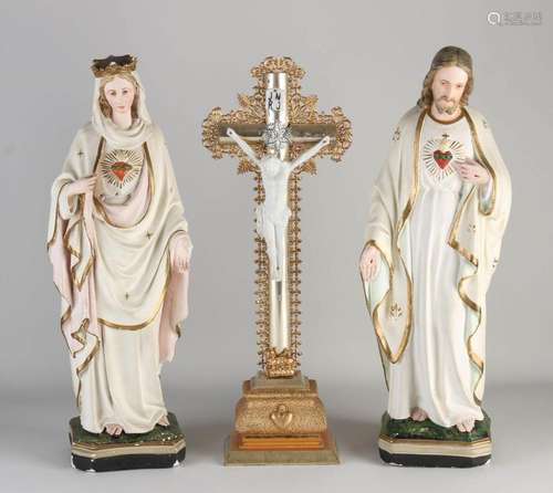 Three antique holy figures