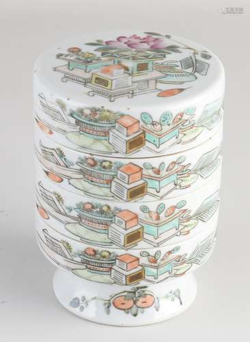 Four-piece Chinese stacking box