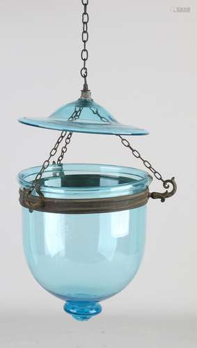 Blue-glass lantern