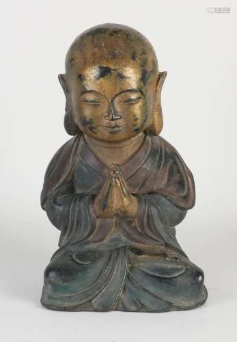 Chinese bronze figure, H 21 cm.