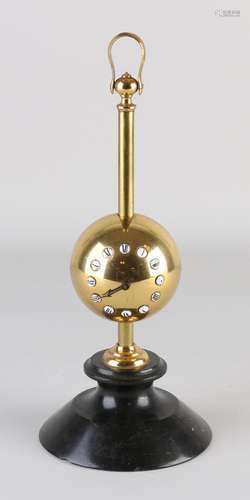 Antique French rack and pinion clock, 1880