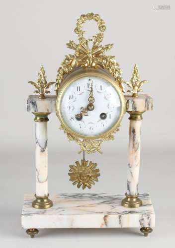Antique French mantel clock, 1900
