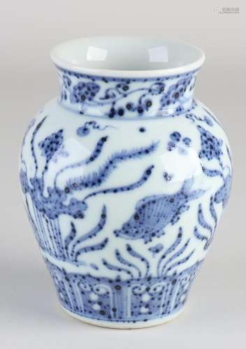 Chinese vase, H 12 cm.