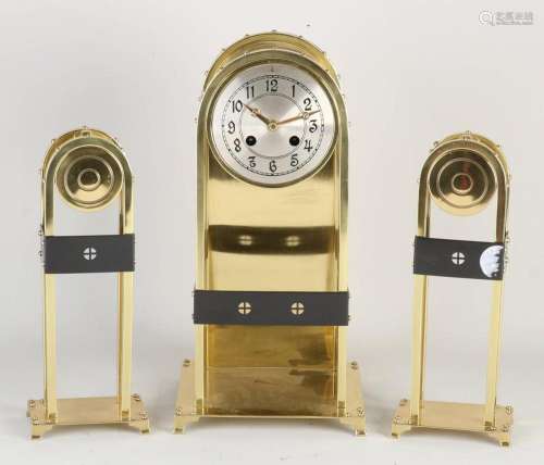 Art Deco clock set, 1920