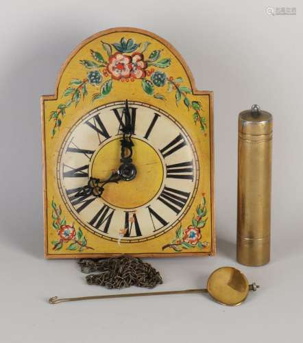 Antique apple clock