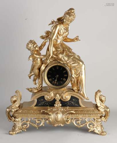 Antique French mantel clock, 1880