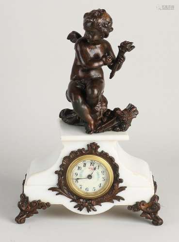 Antique French mantel clock, 1900