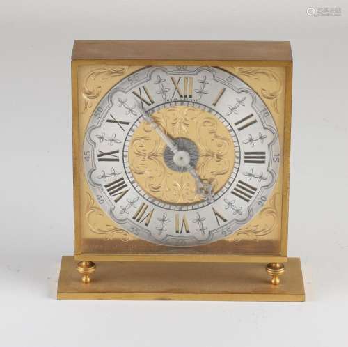 Brass Hour Lavigne desk clock