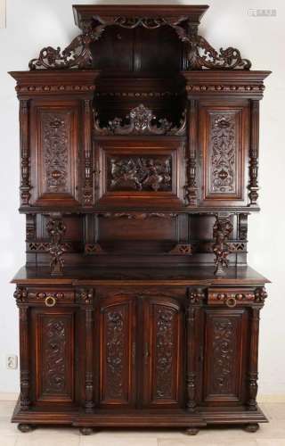 Capital French picture cabinet, 1880