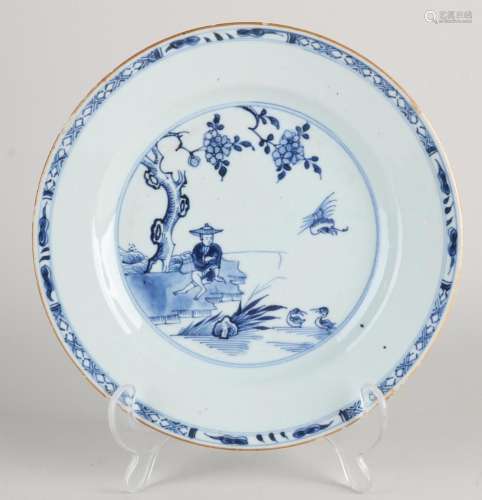 18th century Chinese plate Ø 22.8 cm.