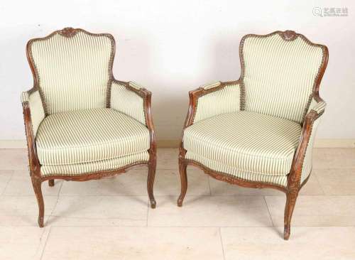 Two old armchairs