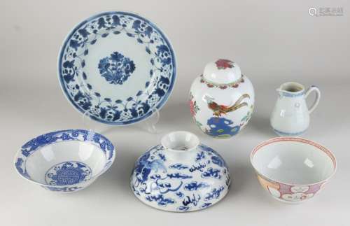 Six Pieces of Antique Chinese Porcelain