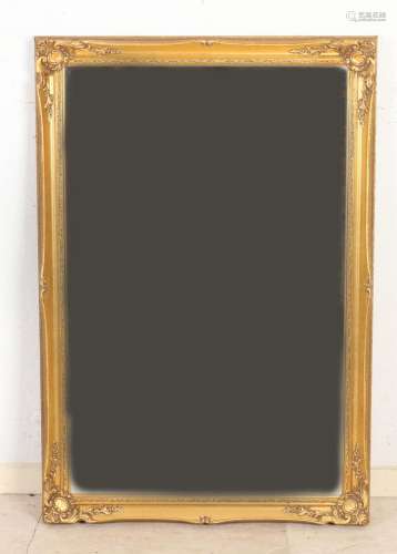 Gilded mirror, H 86 x W 60 cm.