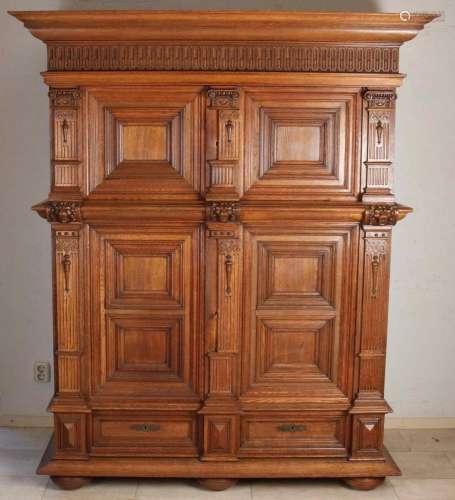 Antique oak cabinet, 1880