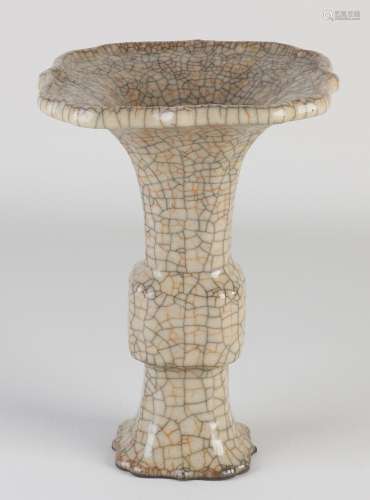 Chinese celadon vase, H 21 cm.
