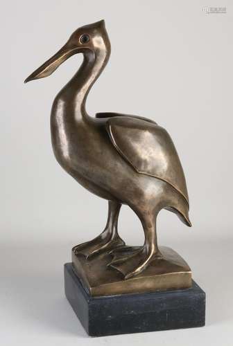 Bronze pelican