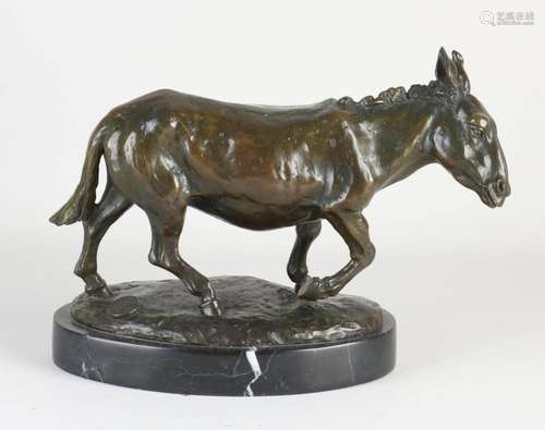 Bronze figure, Donkey