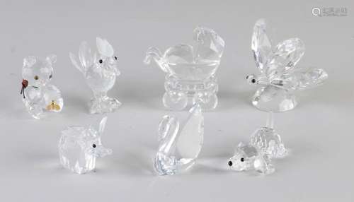 7x Swarovski figures