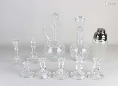 Lot crystal glass (10x)