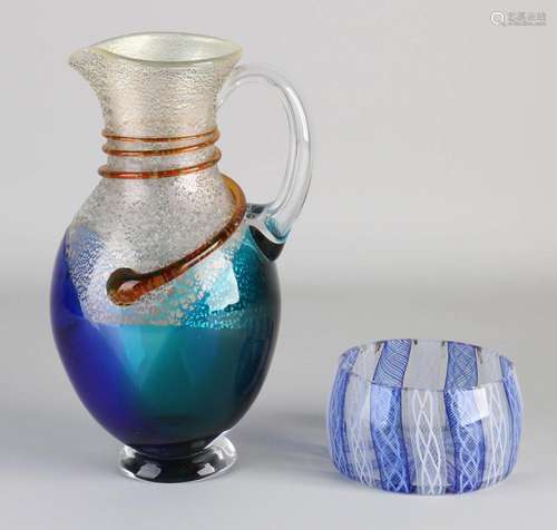 Two parts Murano glass