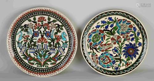 Two Persian dishes, 1900