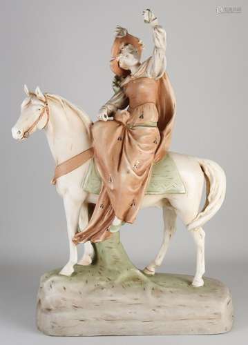 Antique porcelain figure, H 57 cm.