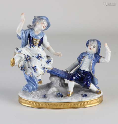 Thuringia porcelain figure group