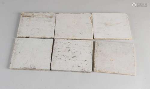 Lot of antique tiles (80 pcs.)