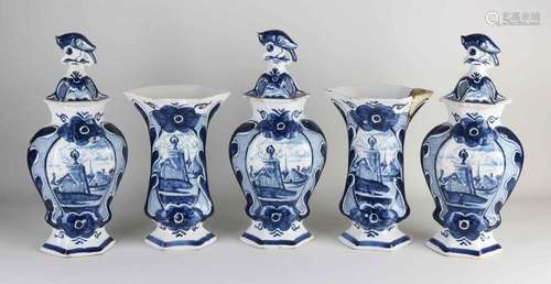 5-Piece Delft cabinet set