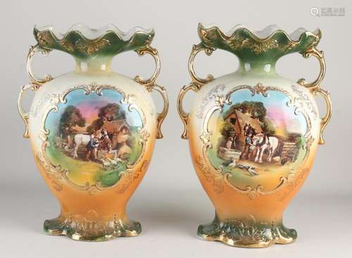 Two English vases