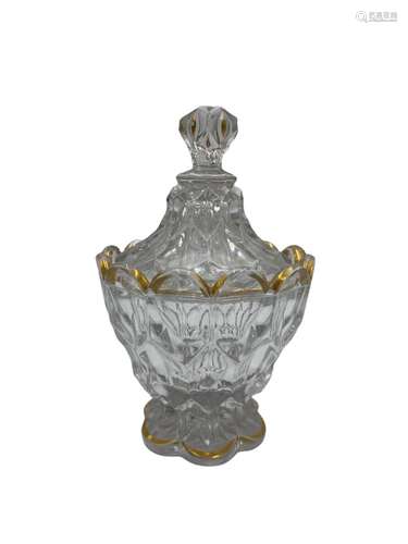 French Baccarat crystal candy bowl for the Turkish - Ottoman...