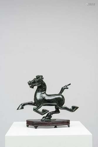 STONE FIGURE OF THE FLYING HORSE