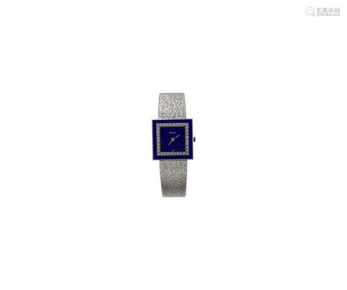 Piaget - A very fine Lady's 18k while gold, diamond and ...