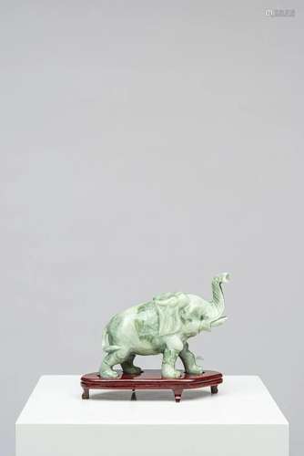 SMALL ELEPHANT ON STAND