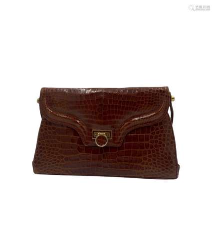 Lancel croco handbag