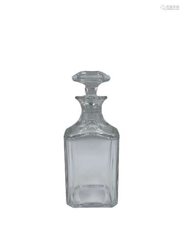 Baccarat clear crystal whisky decanter