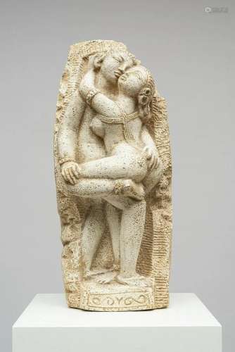STANDING COUPLE IN TANTRIC POSITION