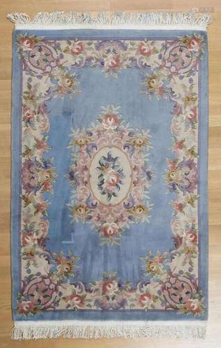 HAND KNOTTED AUBUSSON RUG