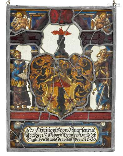 ARMORIAL PANEL CHRISTOPH VON GRAFFENRIED