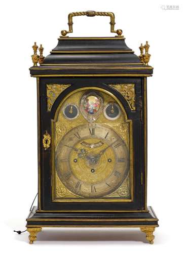 BRACKET CLOCK WITH DATE AND ALARM
