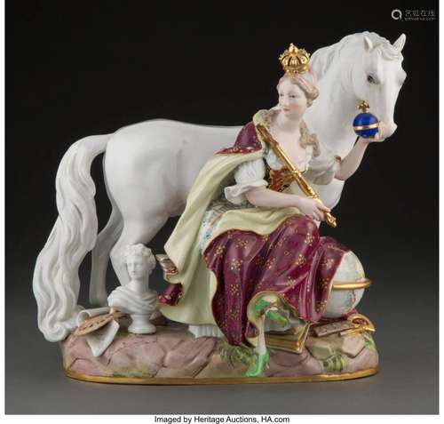 A Meissen Porcelain from the Allegories of the F