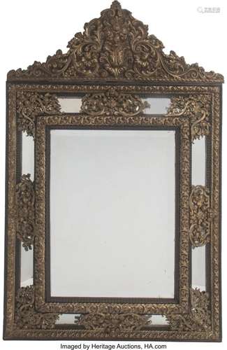 A French Régence-Style Partial Gilt Metal Repou