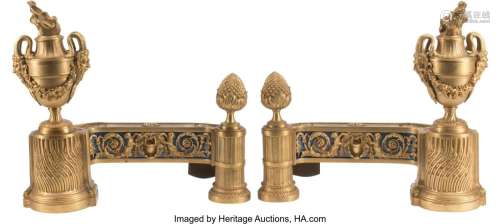 A Pair of French Louis XVI-Style Gilt Bronze and