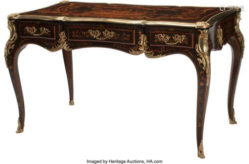 A French Louis XV-Style Bureau Plat